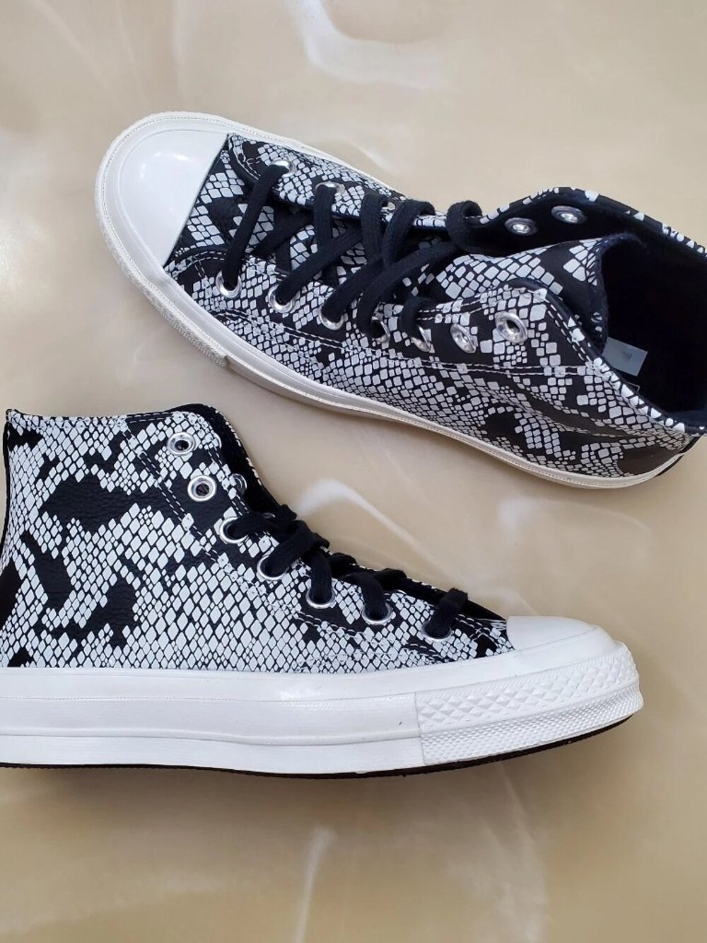 Converse Python Chuck 70 High Top Women's Leather Shoes Size 5 Animal 570355C - Picture 6 of 9